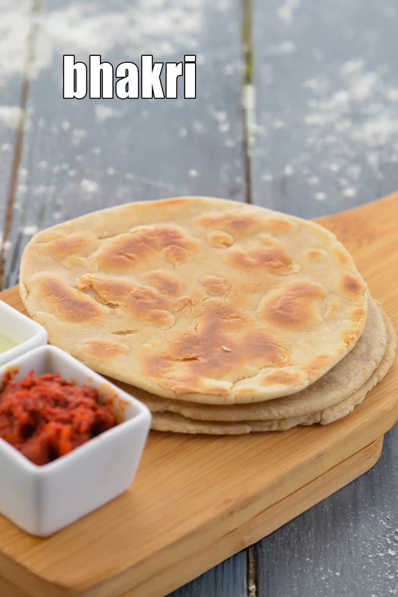 Bhakri ( Gujarati Recipe) | Kathiyawadi Bhakri | Gujarati Style Biscuit Bhakri | | Tarla Dalal