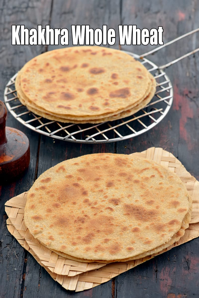 Whole wheat khakhra | Gujarati whole wheat khakhra | healthy whole wheat khakhra | | Tarla Dalal