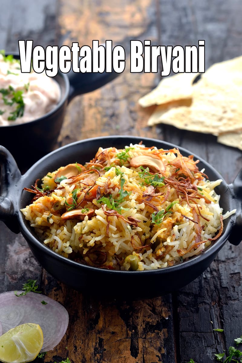Vegetable biryani recipe | desi veg biryani recipe |3 layers biryani | | Tarla Dalal