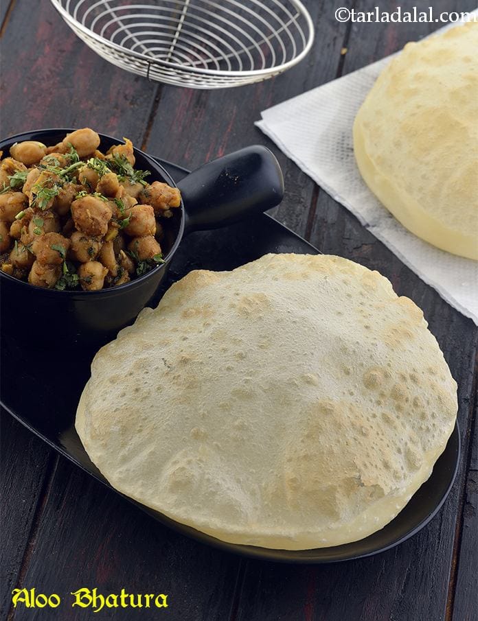 Aloo Bhatura | Tarla Dalal