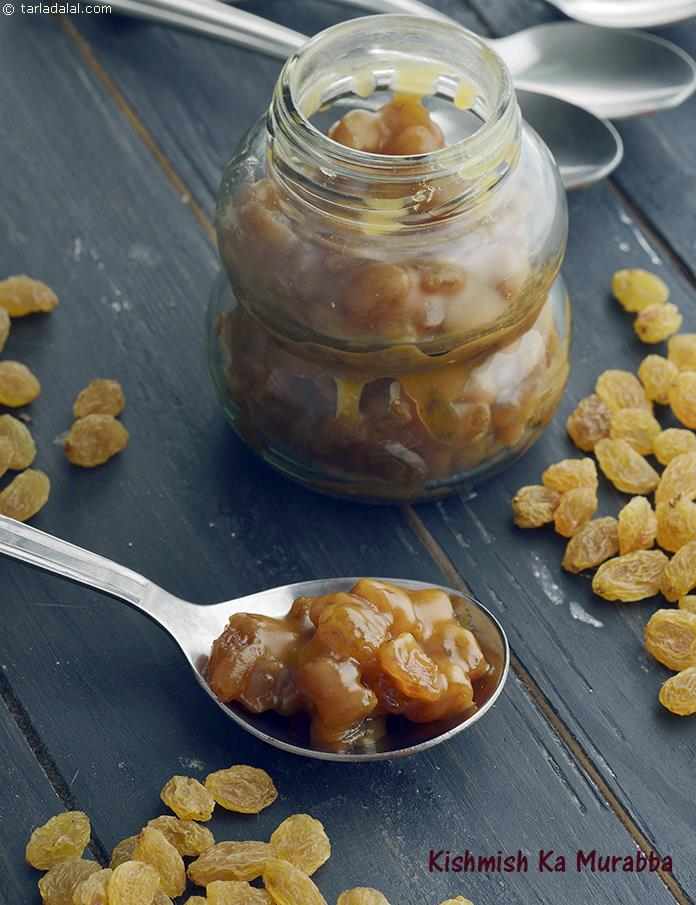Kishmish ka Murabba, Sweet Raisin Pickle | Tarla Dalal