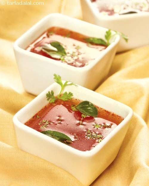 Arhar Aur Tamatar Ka Shorba, Healthy Diabetic Recipe | Tarla Dalal