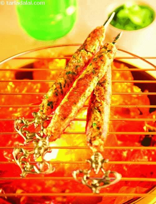 Badam Aur Arbi Ke Kebab ( Kebabs and Tikkis Recipes) | Tarla Dalal