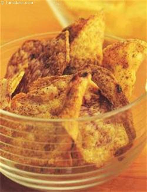 Banana Pepper Wafers (  Faraal Recipe) | Tarla Dalal