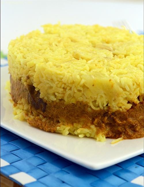 Bharvan Baingan Khichdi | Tarla Dalal