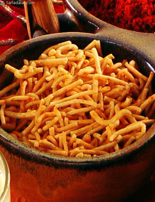 Bikaneri Bhujia ( Know Your Flours ) | Tarla Dalal