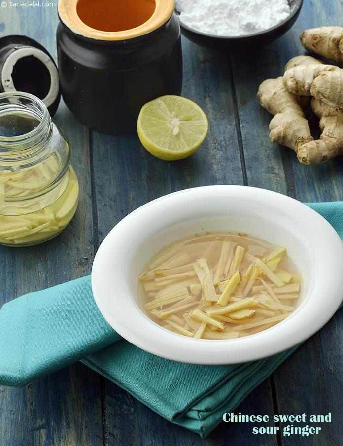 Chinese Sweet and Sour Ginger | Tarla Dalal