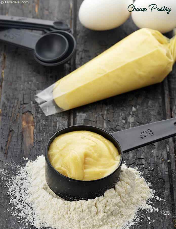 Choux Pastry, French Light Pastry Dough with Eggs | Tarla Dalal