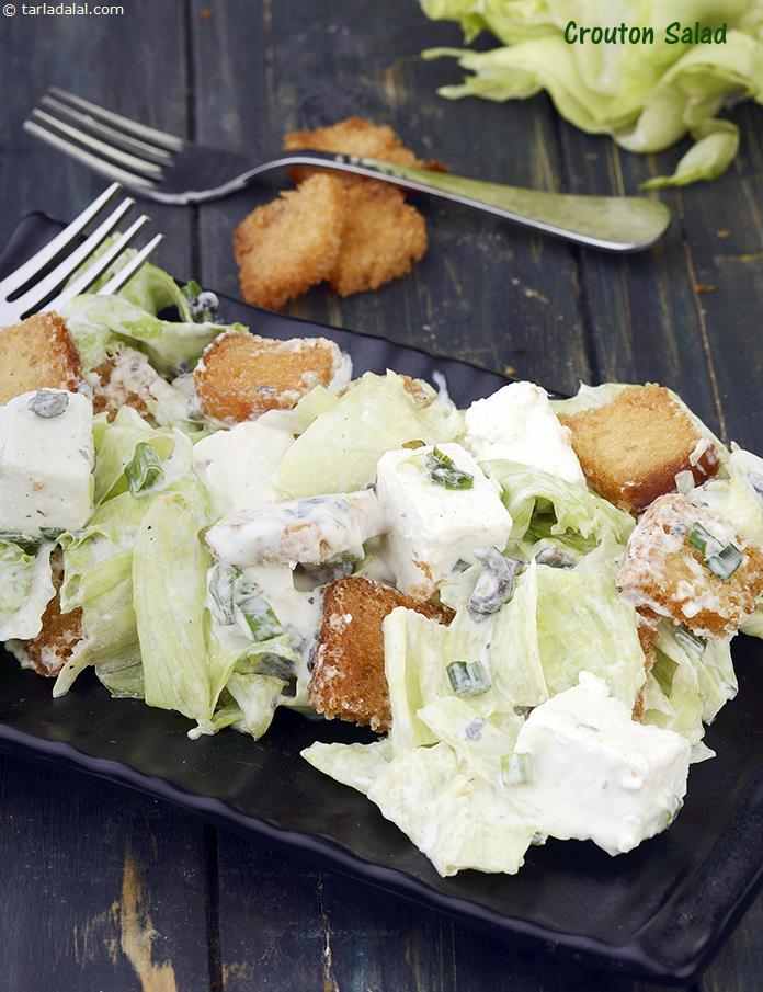 Crouton Salad | Tarla Dalal