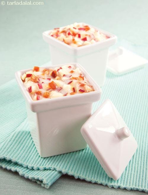 Date and Apple Kheer | Tarla Dalal