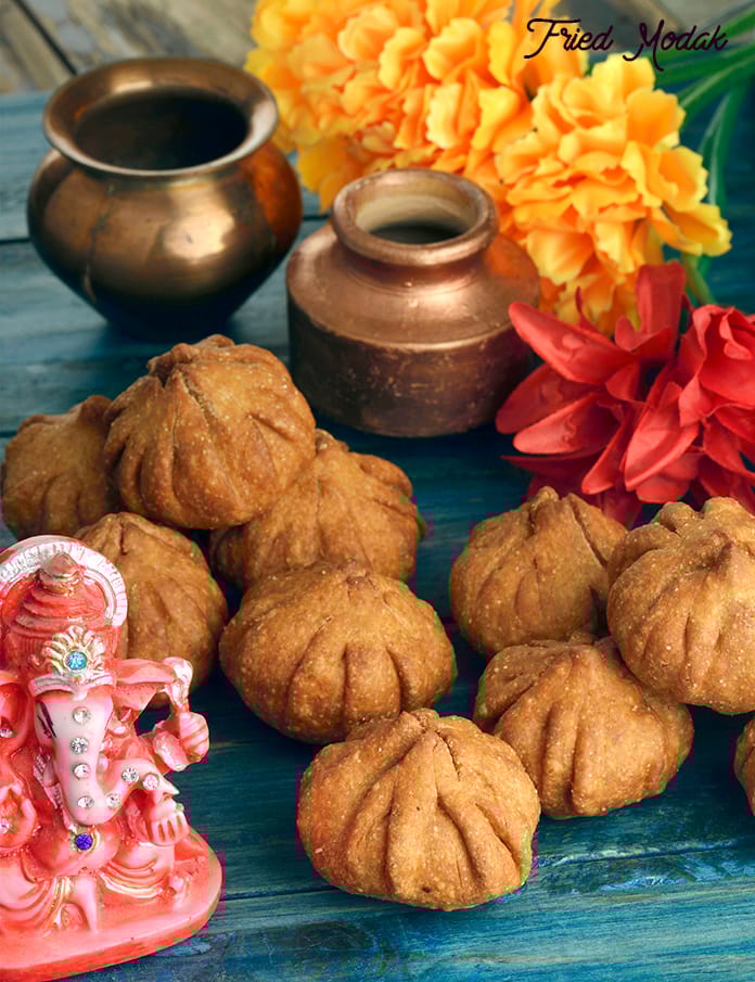 Fried Modak | Tarla Dalal