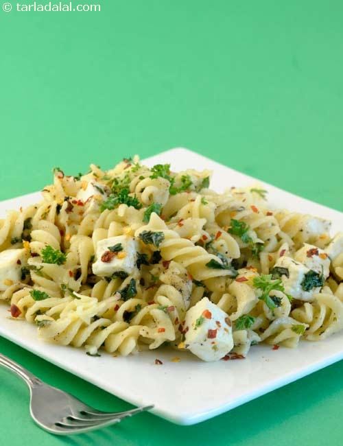 Garden Fresh Fusilli ( Jain) | Tarla Dalal