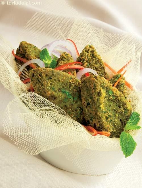 Hare Bhare Kebab | Tarla Dalal