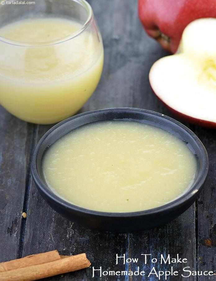 How To Make Homemade Apple Sauce | Tarla Dalal