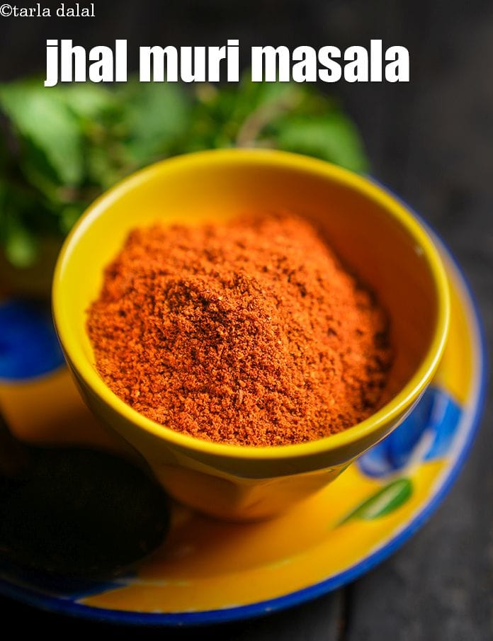 Jhal muri masala recipe, Bengali bhaja masala,  homemade jhalmudi masala | Tarla Dalal