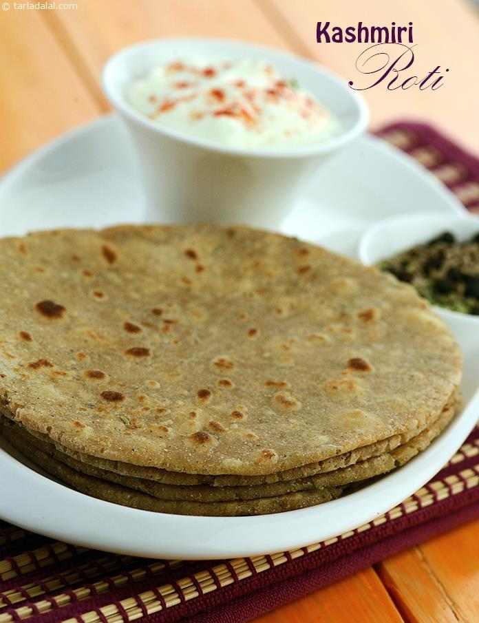 Kashmiri Roti | Tarla Dalal