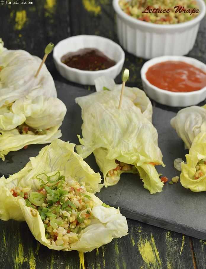 Lettuce Wraps | Tarla Dalal
