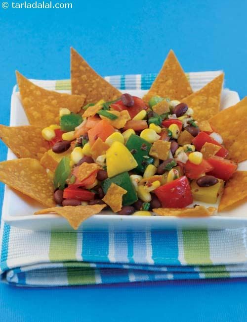 Mexican Salad Or How To Make Mexican Salad Recipe | Tarla Dalal