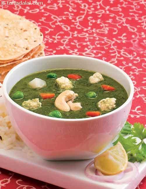 Mixed Vegetable Bhopali Style ( Microwave Recipe) | Tarla Dalal