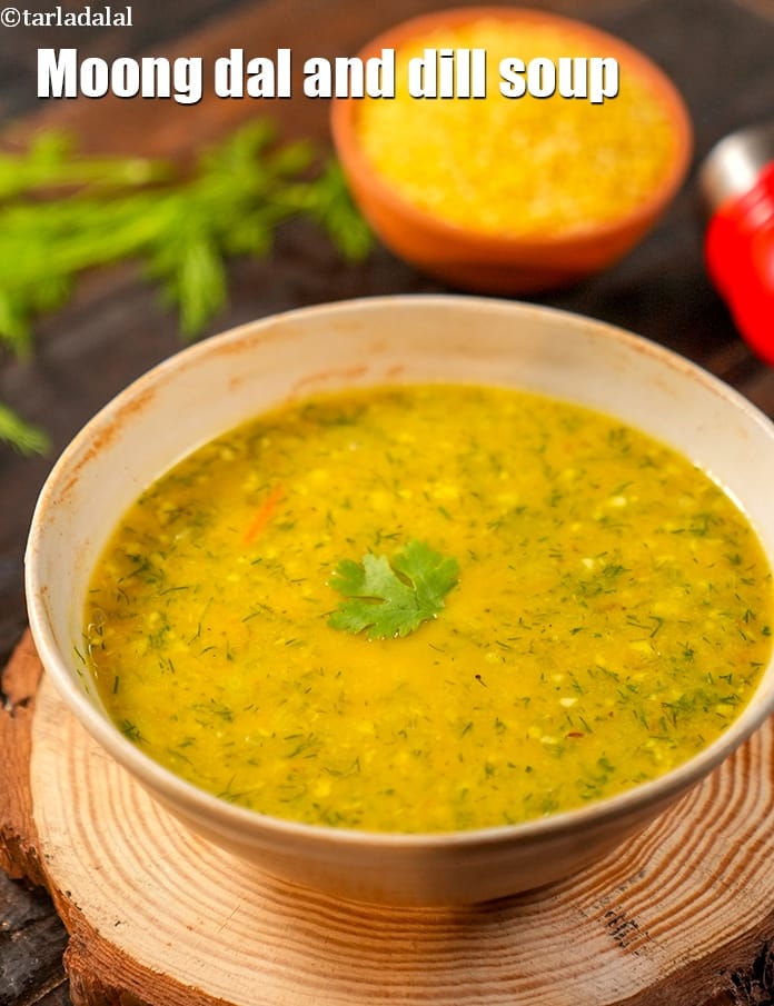 Herbal Lentil Soup recipe, Soup Recipes | Salad Recipes | Tarla Dalal