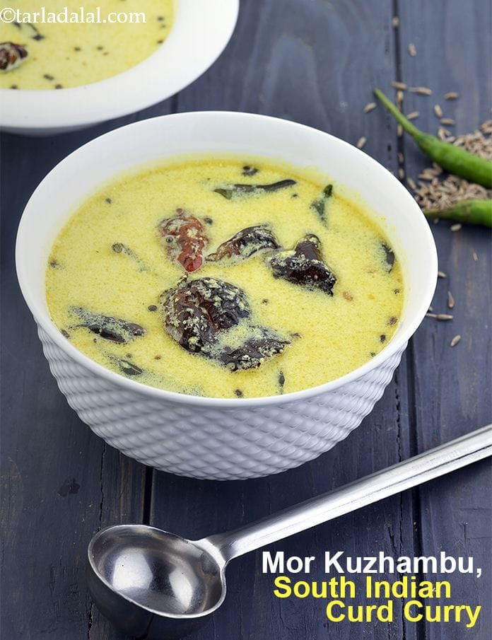 Mor Kuzhambu, South Indian Curd Curry | Tarla Dalal