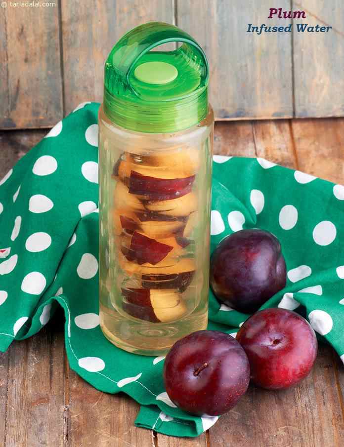 Plum Infused Water | Tarla Dalal