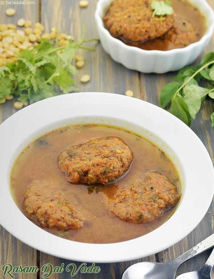 Rasam Dal Vada, South Indian Snack | Tarla Dalal