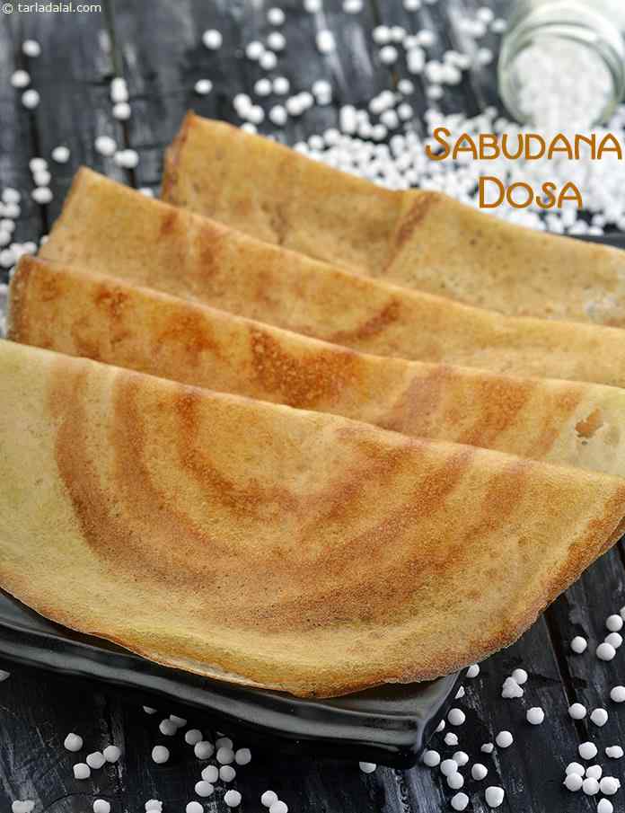 Sabudana Dosa | Tarla Dalal