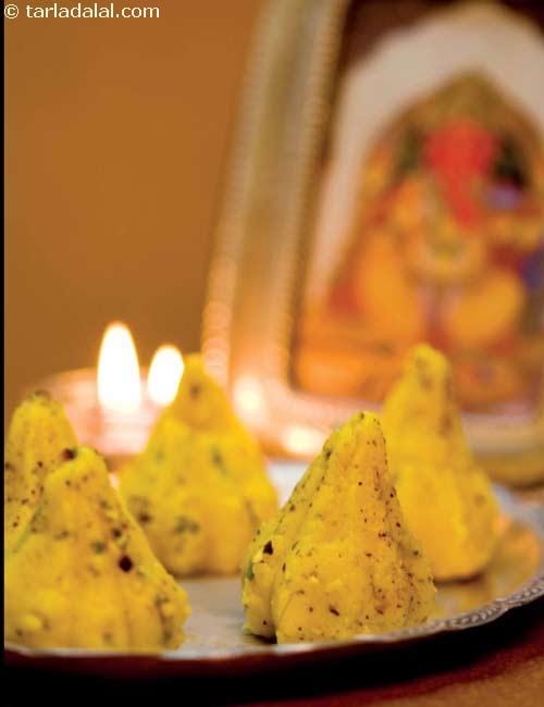 Shrikhand Modak | Tarla Dalal