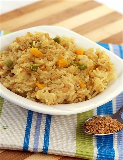Soya Granule and Vegetable Pulao | Tarla Dalal