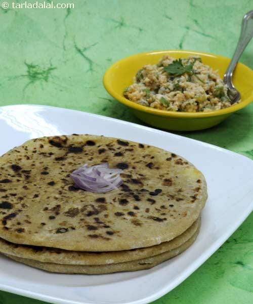 Tandoori Paratha | Tarla Dalal