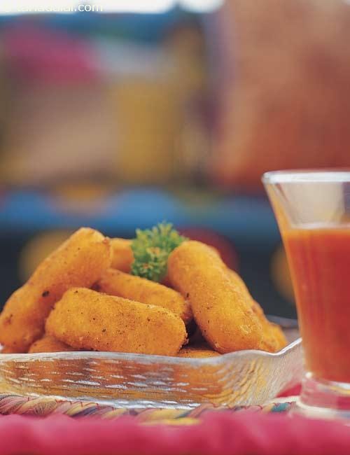Tangy Mozzarella Cheese Sticks | Tarla Dalal