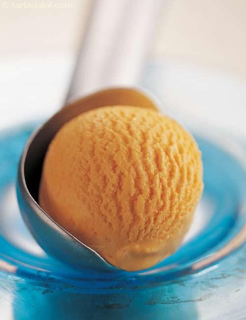 Thai Mango Ice-cream ( Thai Cooking ) recipe, Thai Recipes | Tarla Dalal