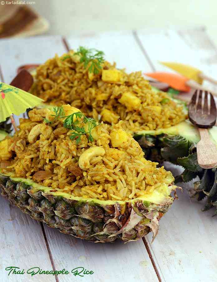 Thai Pineapple Rice recipe, Thai Recipes | Tarla Dalal