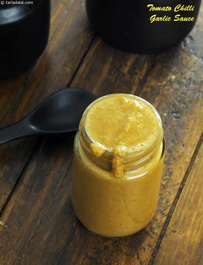 Tomato Chilli Garlic Sauce | Tarla Dalal