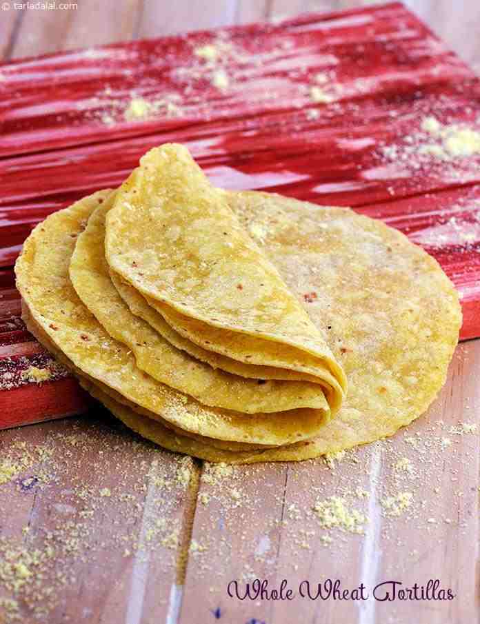 Whole Wheat Tortillas, Diabetic Tortillas | Tarla Dalal