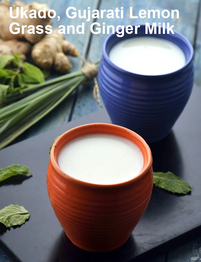 Ukado, Gujarati Lemon Grass and Ginger Milk | Tarla Dalal