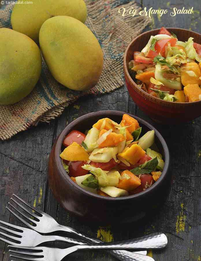 Veg Mango Salad | Tarla Dalal