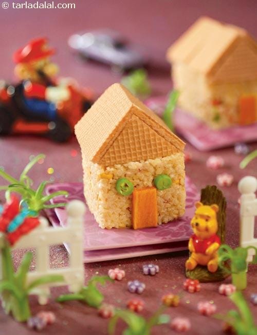 Vegetable Houses | Tarla Dalal