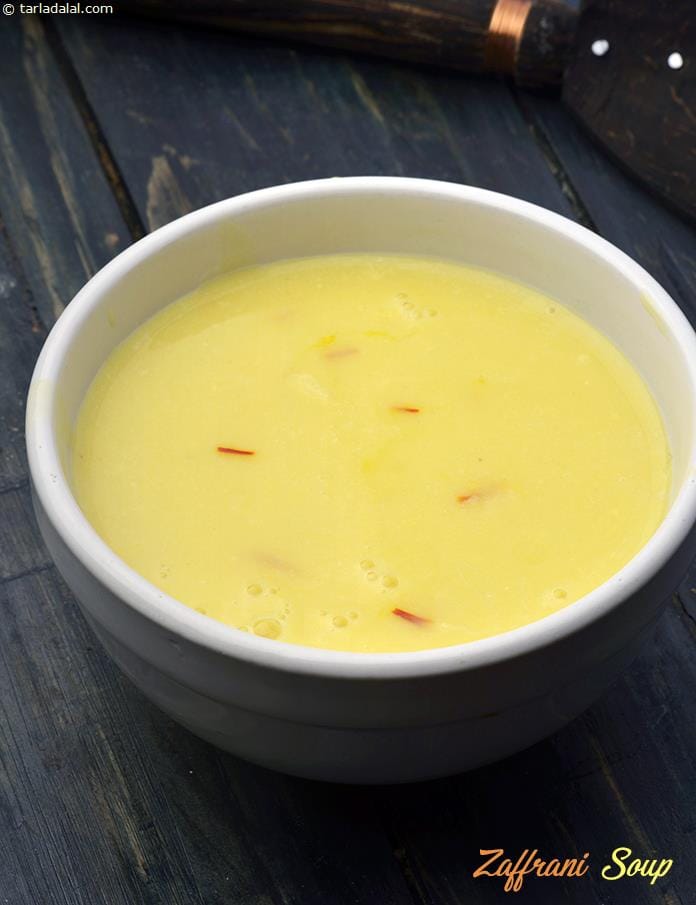 Zaffrani Soup, Mughlai Zaffrani Soup | Tarla Dalal