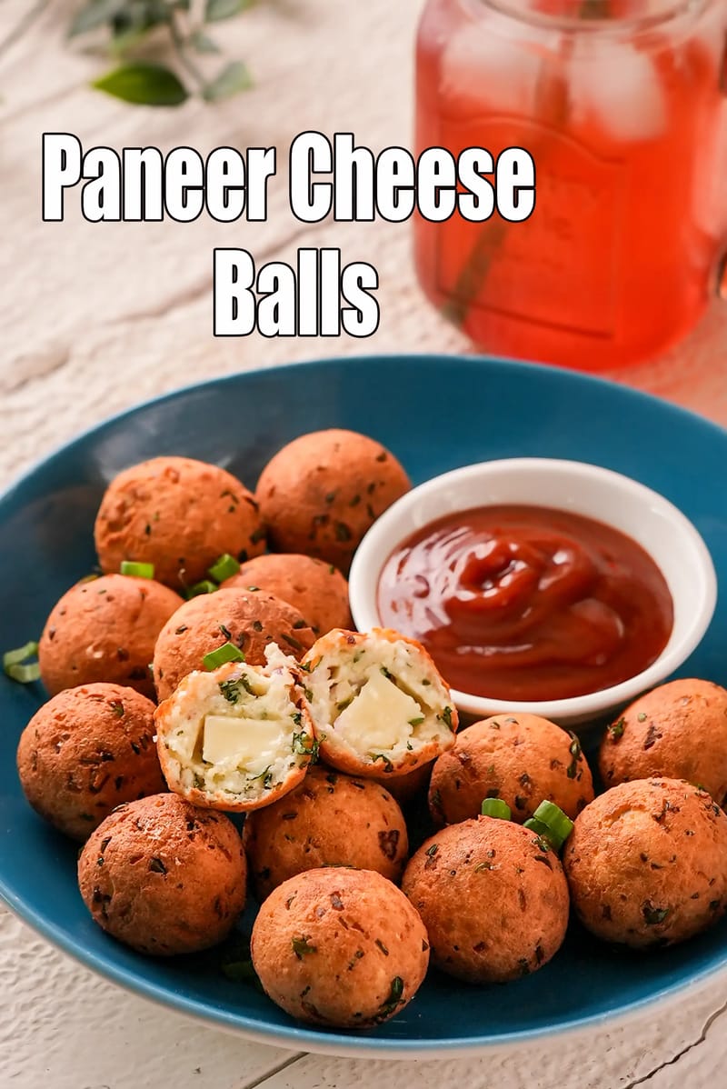 Paneer Cheese Balls, Indian Veg Starter | Tarla Dalal