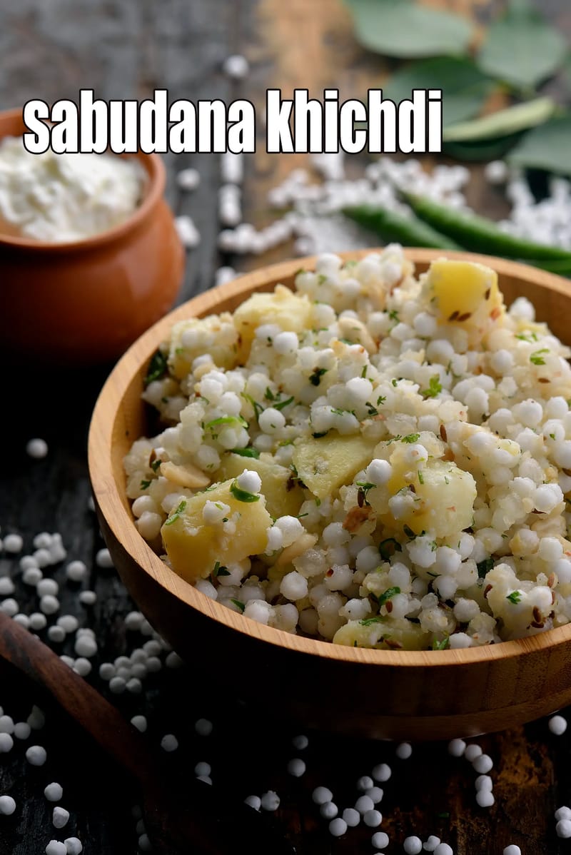 Sabudana khichdi | maharashtrian sabudana khichdi | sago khichdi | Tarla Dalal