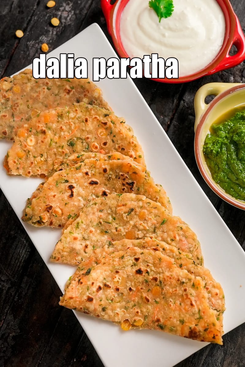 Dalia paratha recipe | broken wheat paratha recipe | fada vegetable roti for weight loss | | Tarla Dalal