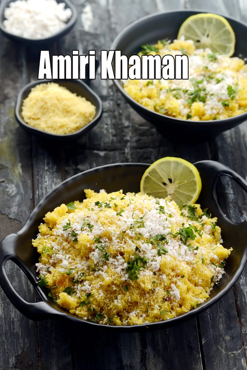 Amiri Khaman, Gujarati Sev Khamani Recipe, Surti sev khamani | Tarla Dalal