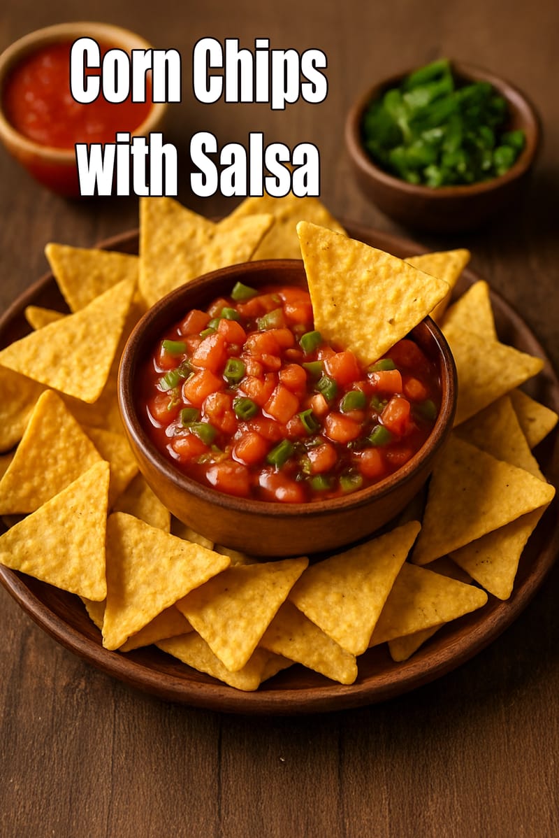 Corn Chips with Salsa recipe, Mexican Recipes | Tarla Dalal