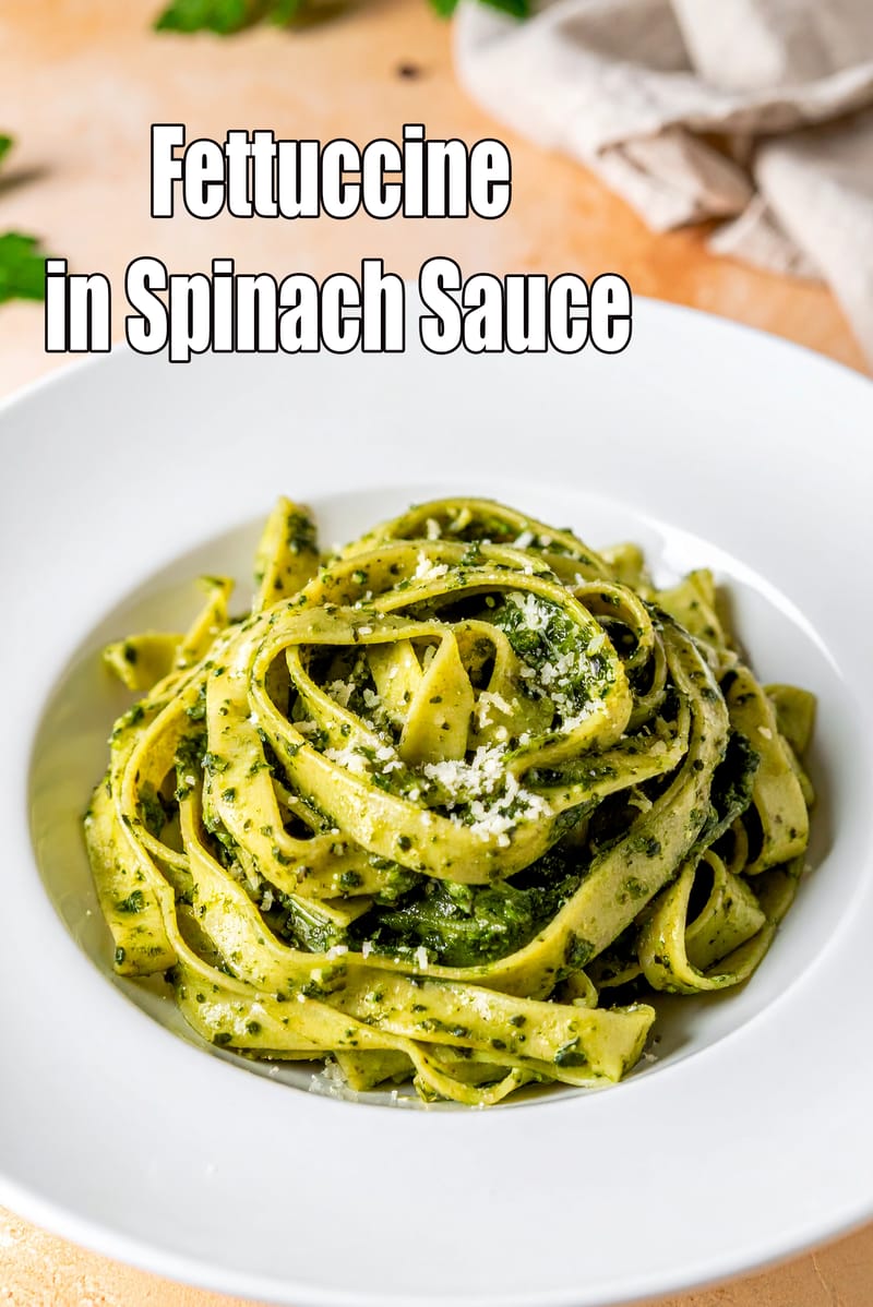 Indian style Pasta in Spinach Sauce | palak pasta | Fettuccine in Spinach Sauce | | Tarla Dalal