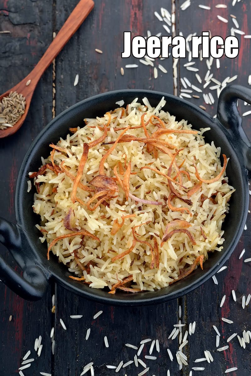 Jeera rice | quick jeera rice | jeera pulao | cumin rice | | Tarla Dalal