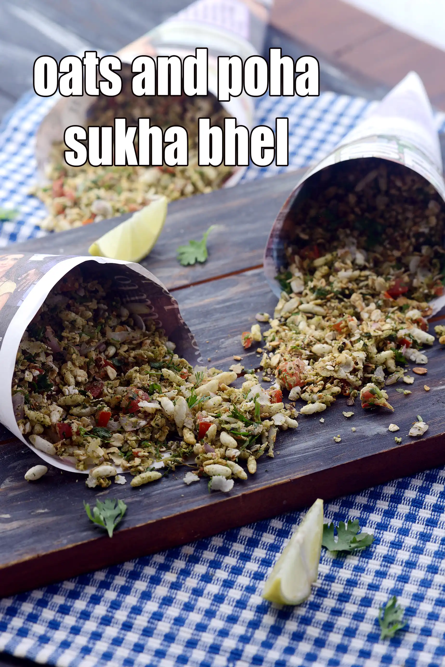 Oats and poha sukha bhel recipe | oats sukha bhel | oats bhel | healthy bhel | | Tarla Dalal