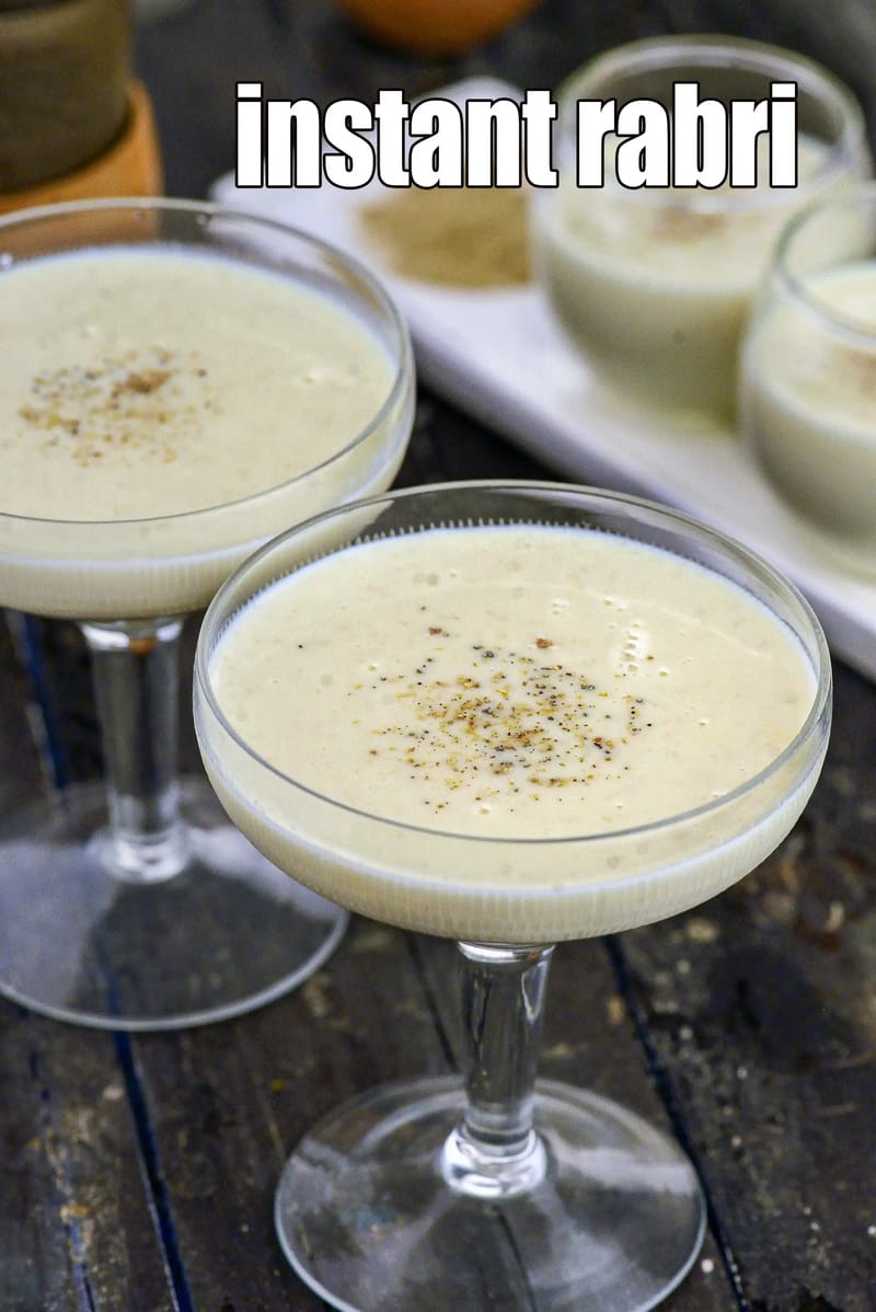 Instant rabri recipe | quick rabdi | instant rabri with condensed milk | | Tarla Dalal