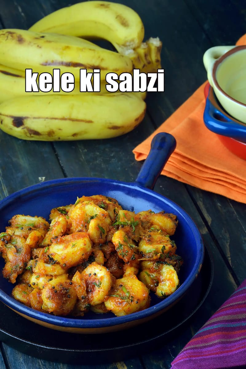 Kele ki sabzi recipe | sukha kele ki sabzi | banana sabzi | | Tarla Dalal
